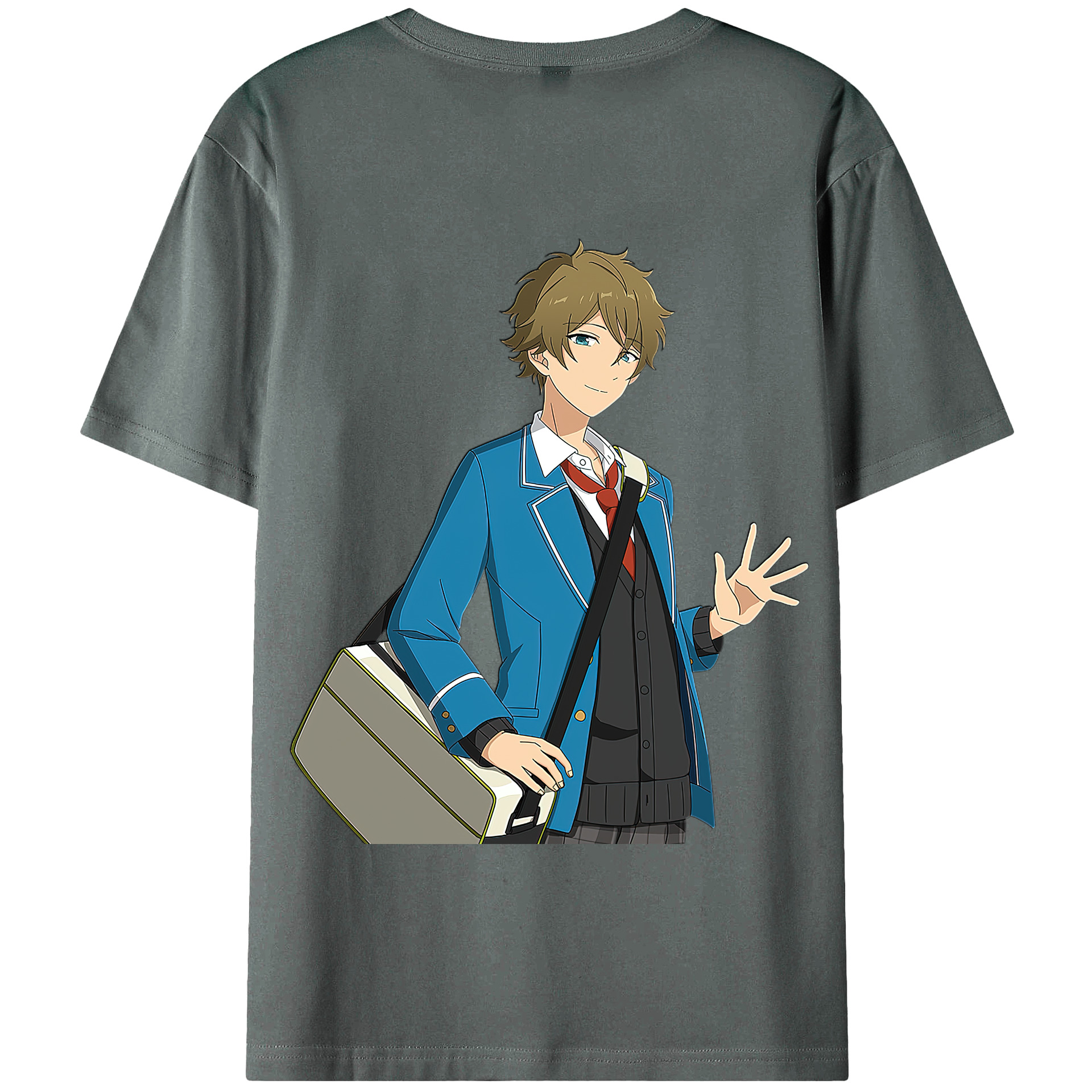 （画像用） あんさんぶるスターズ! Ensemble Stars 綿100％半袖Tシャツ（背面プリント）